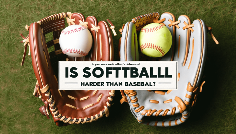 is softball harder than baseball